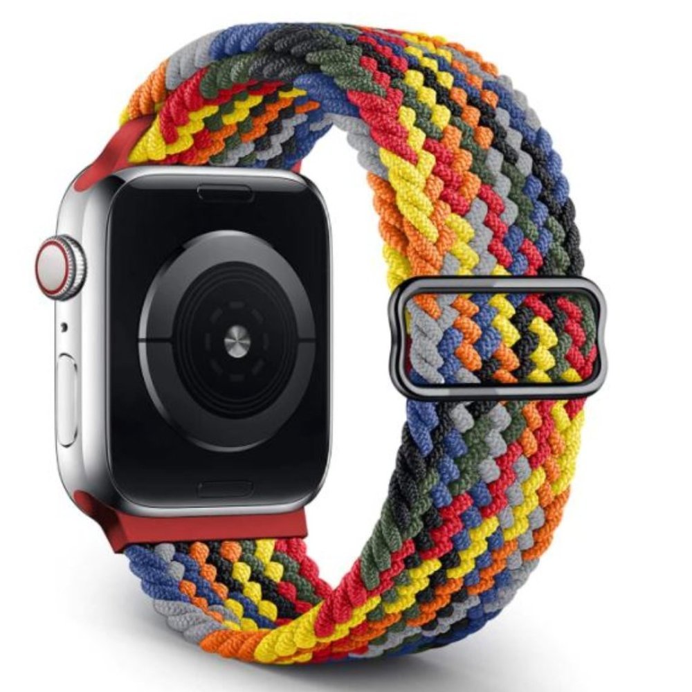 NEW Adjustable Braided Solo Loop For Apple Watch K